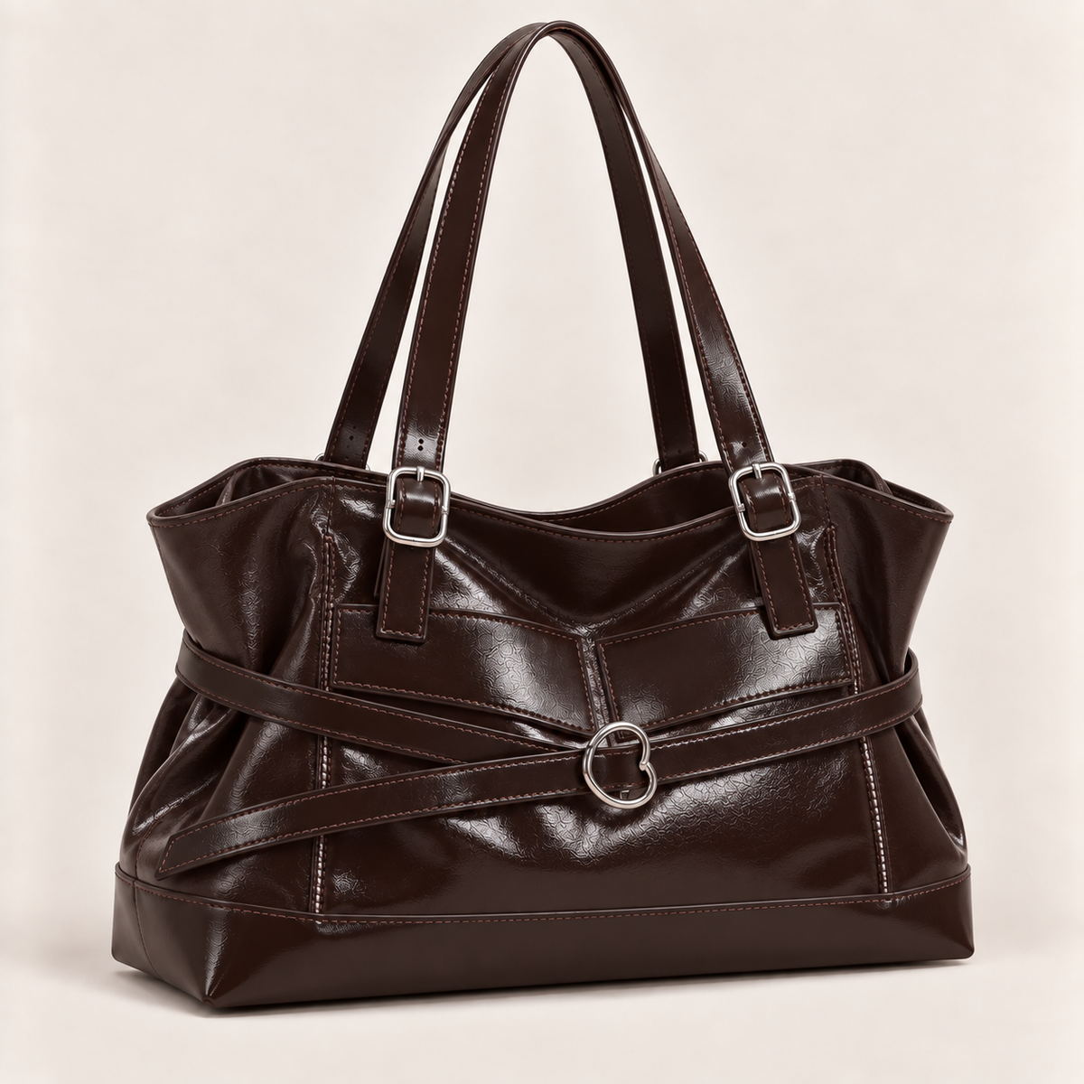Siena Belted Tote Bag